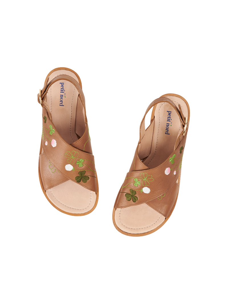 Petit Nord Blooming Clover Mama Sandal Women Latte 021