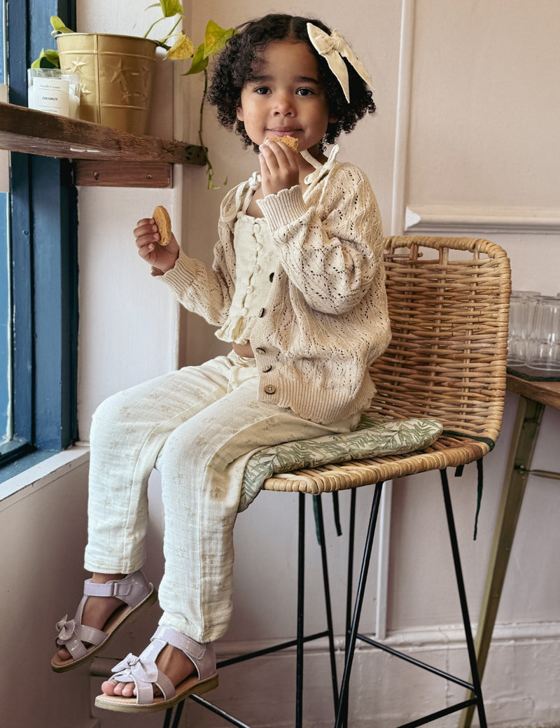 Petit Nord Bow Sandal Sandals Iris Patent 124