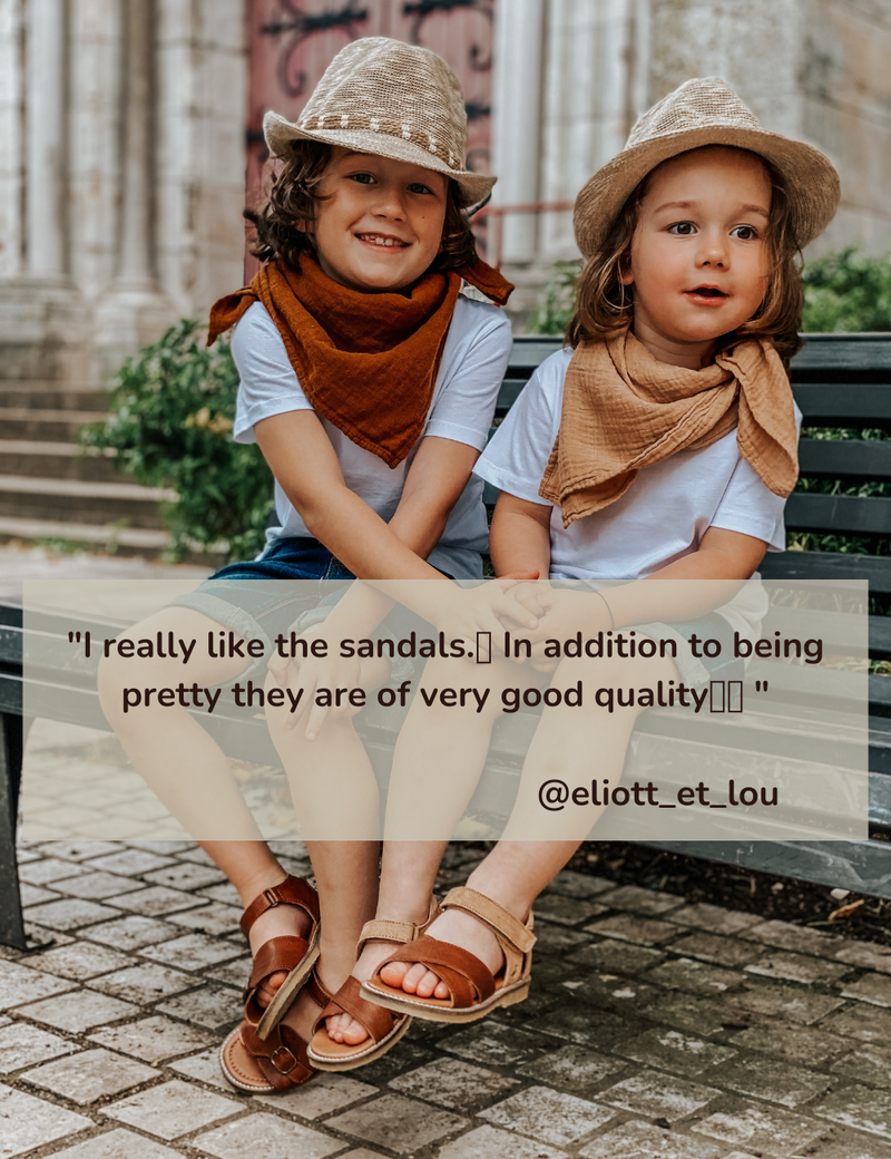 Petit Nord Buckle Sandal Sandals Cognac 002