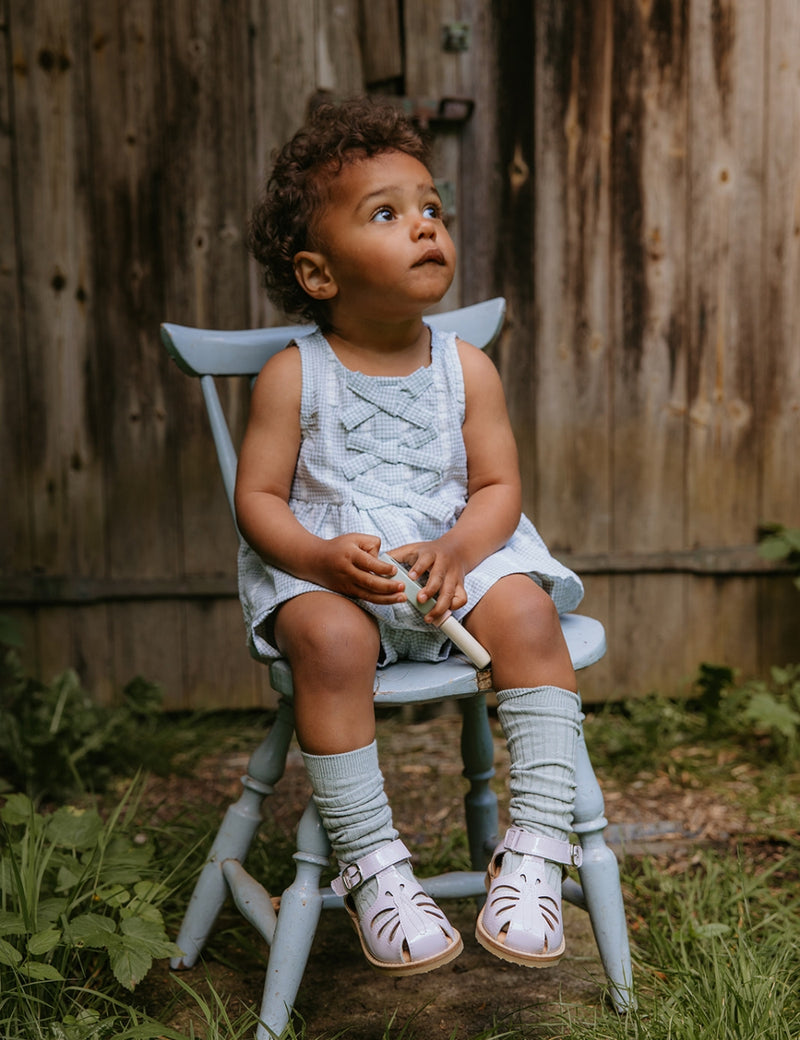 Petit Nord Butterfly Sandal Sandals Iris Patent 124