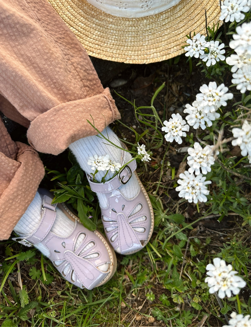 Petit Nord Butterfly Sandal Sandals Iris Patent 124