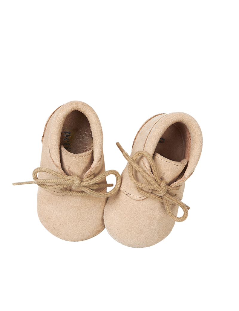 Petit Nord Crib shoe Indoor Shoes Cream Suede 041