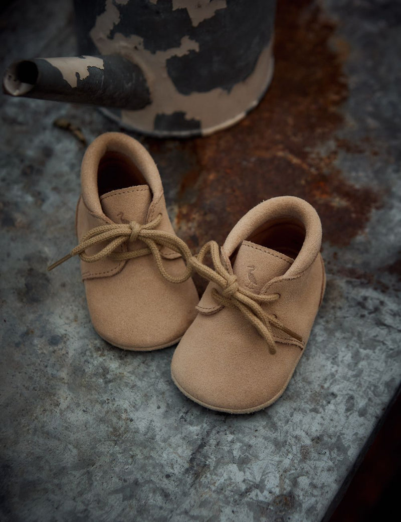 Petit Nord Crib shoe Indoor Shoes Cream Suede 041