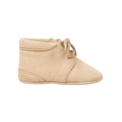 Crib shoe - Cream Suede