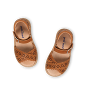 Crossover Scallop Flower - Cognac