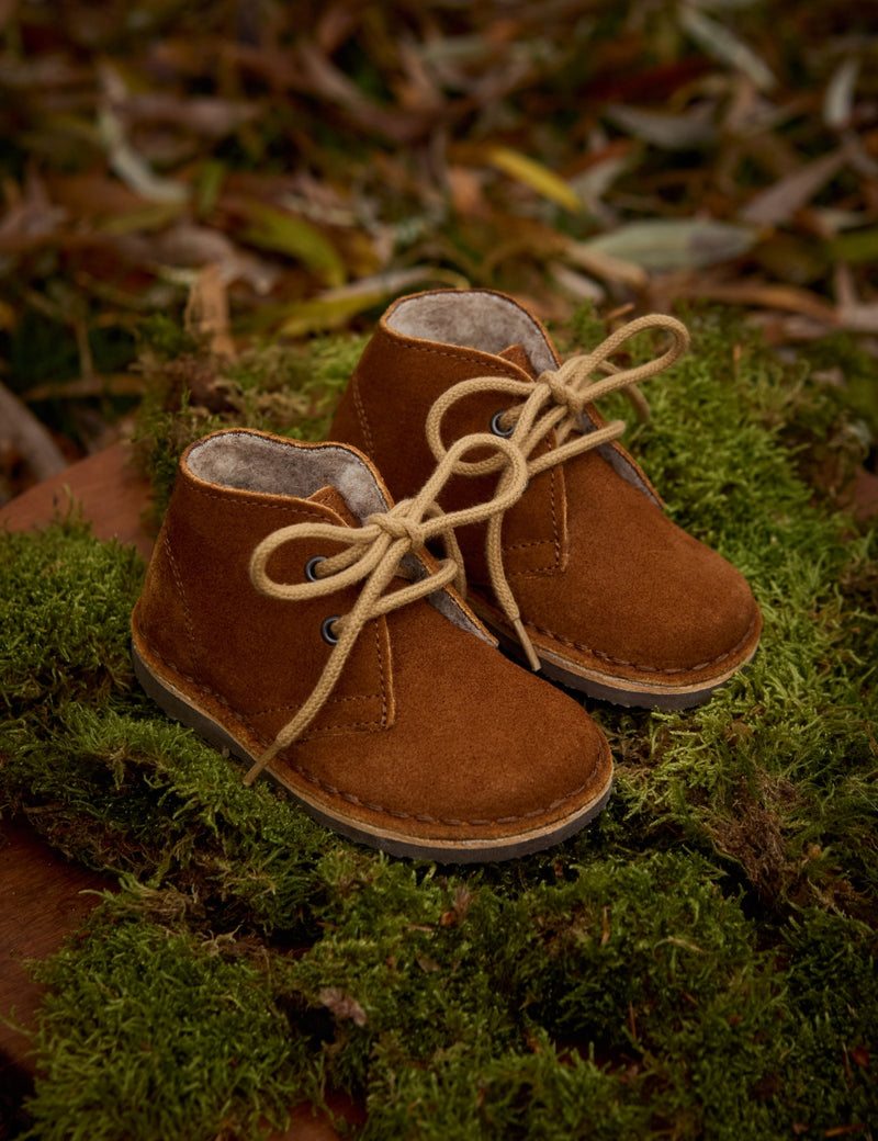 Petit Nord Desert Winter Boot Lace Winter Boots Chestnut Suede 155
