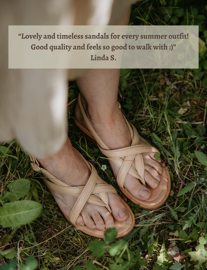 Petit Nord Ella Sandal Women Tea Stain 089