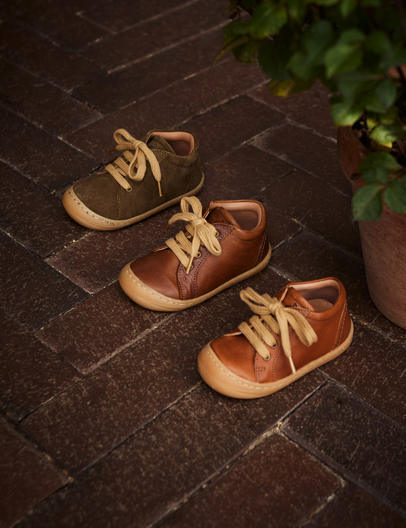 Petit Nord Everyday shoe Lace Sneakers Hazelnut 069