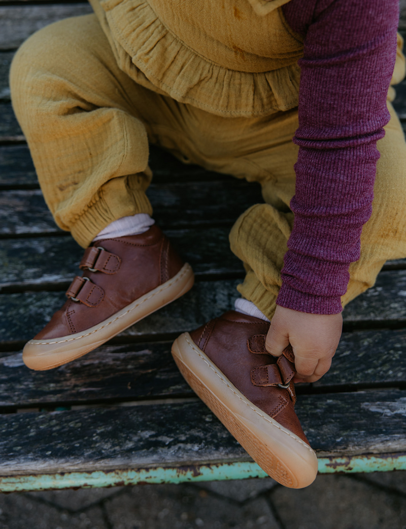 Petit Nord Everyday shoe Velcro Sneakers Hazelnut 069