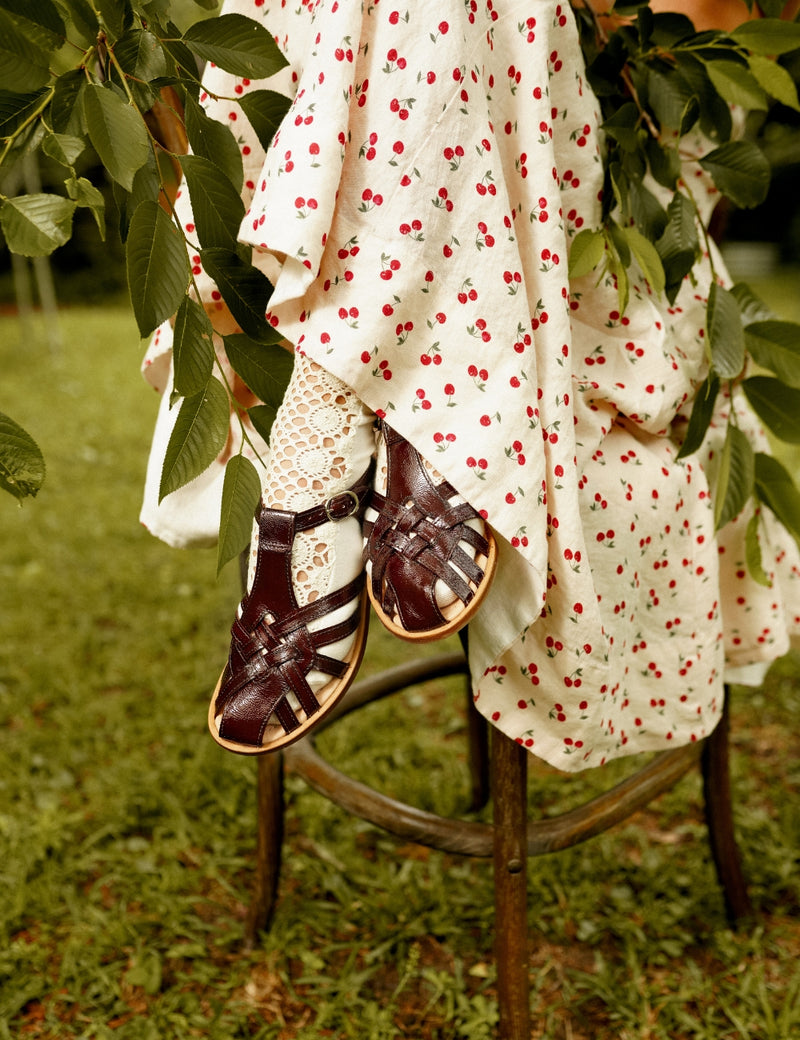 Petit Nord Florence Sandal Women Ox Blood 144
