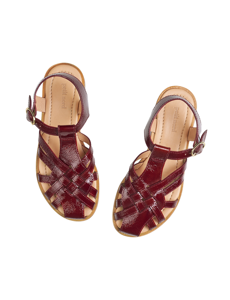 Petit Nord Florence Sandal Women Ox Blood 144