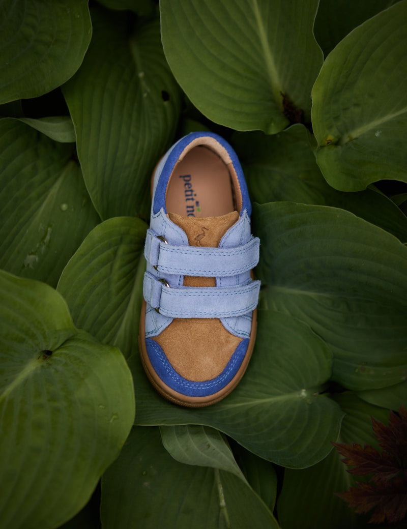 Petit Nord Low Sneaker Sneakers Color Block Sky Suede 134