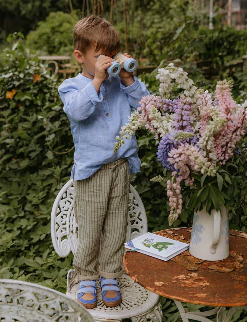 Petit Nord Low Sneaker Sneakers Color Block Sky Suede 134