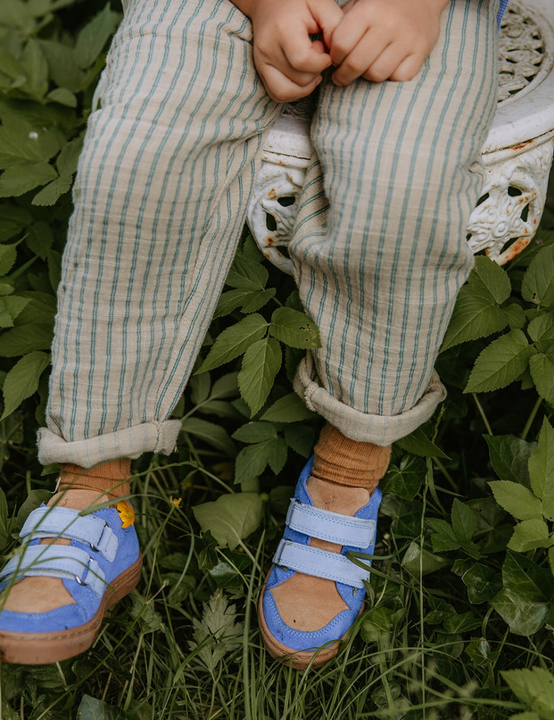 Petit Nord Low Sneaker Sneakers Color Block Sky Suede 134