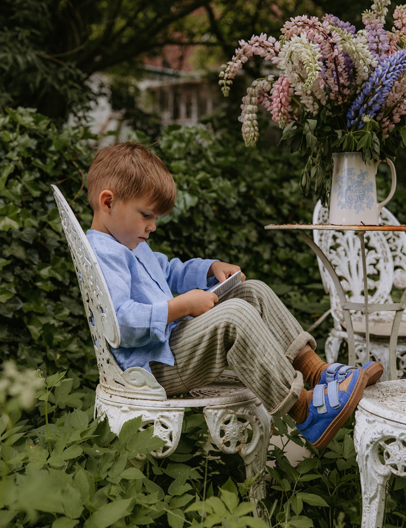 Petit Nord Low Sneaker Sneakers Color Block Sky Suede 134