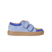 Low Sneaker - Color Block Sky Suede
