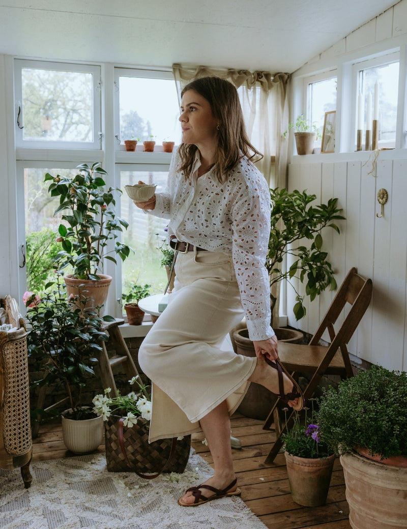 Petit Nord Luna Sandal Women Plum 075