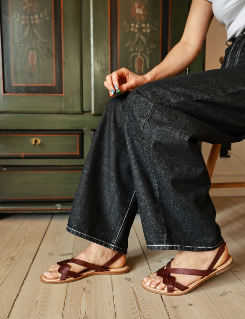 Petit Nord Luna Sandal Women Plum 075