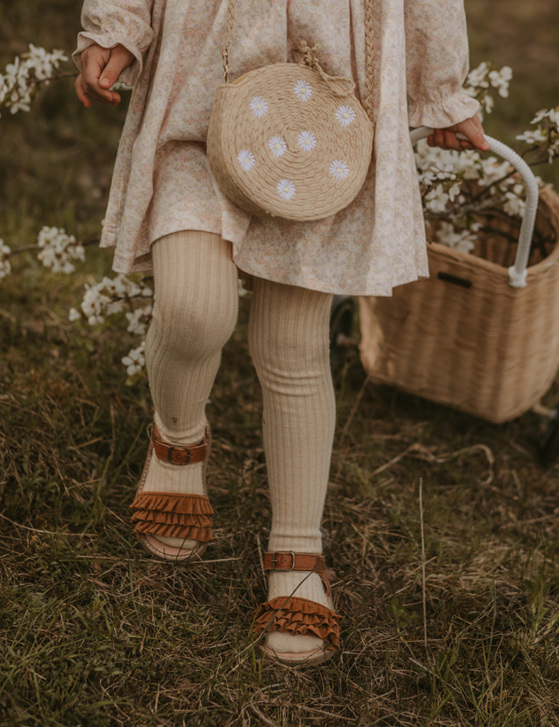 Petit Nord Ruffles Sandal Sandals Cognac 002