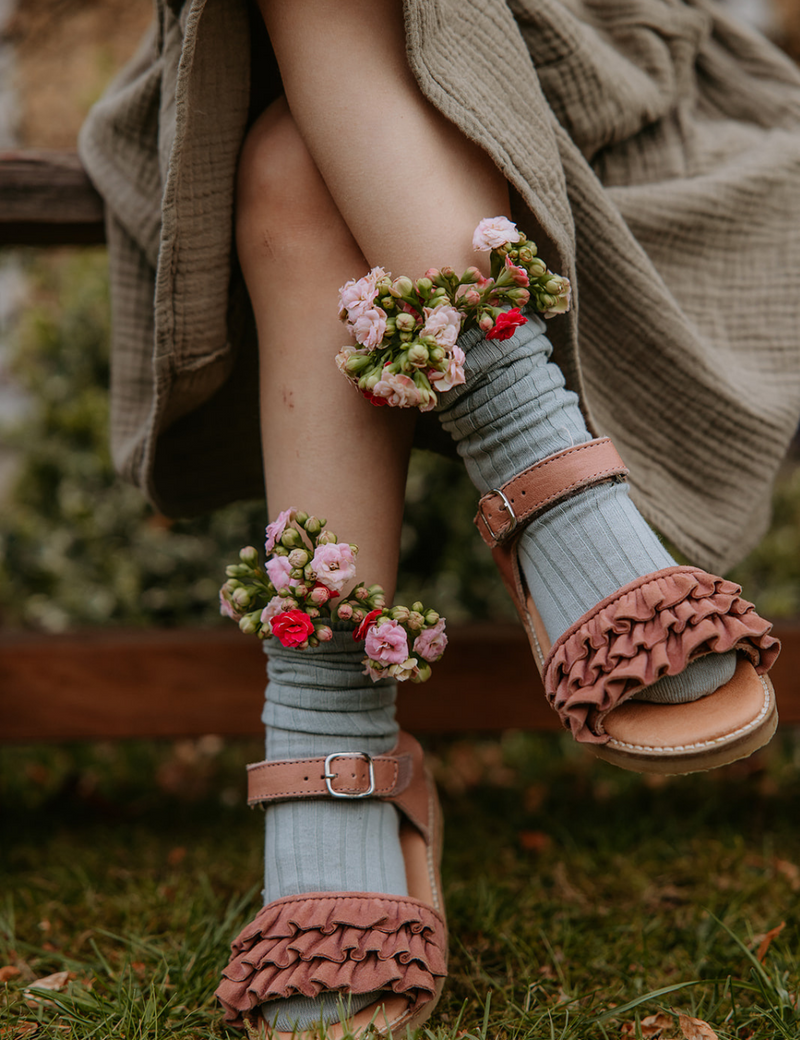 Petit Nord Ruffles Sandal Sandals Old rose 020