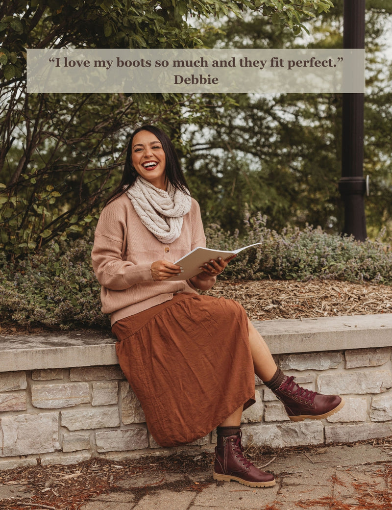 Petit Nord Saga Boot Women Plum 075