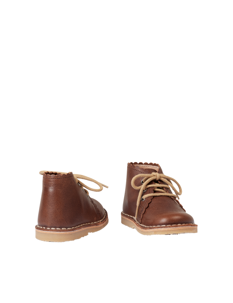 Petit Nord Scallop Boot Low Boot Shoes Hazelnut 069