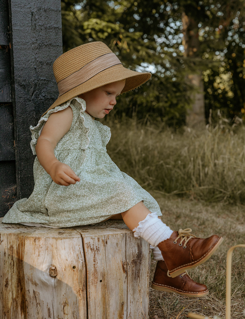 Petit Nord Scallop Boot Low Boot Shoes Hazelnut 069