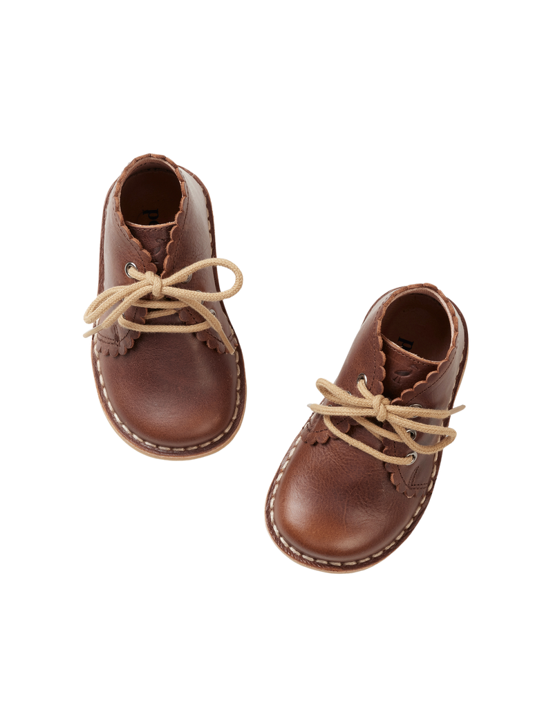 Petit Nord Scallop Boot Low Boot Shoes Hazelnut 069