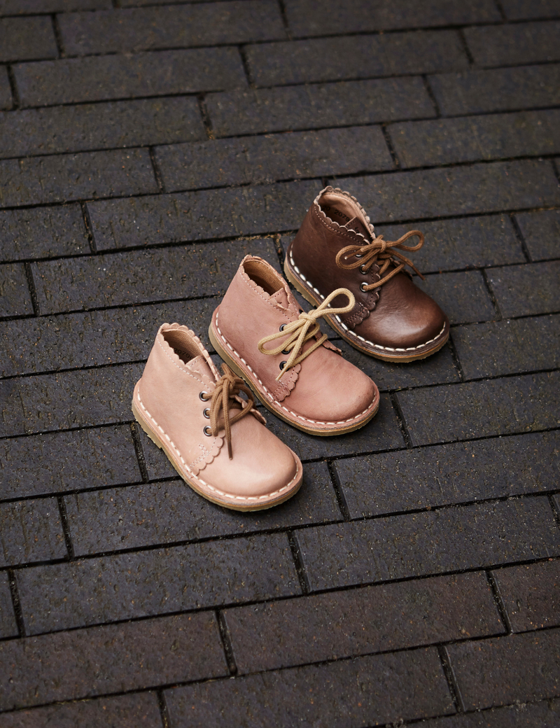 Petit Nord Scallop Boot Low Boot Shoes Old rose 020