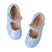 Scallop Mary Jane - Crinkly Cloud