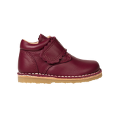 Scallop Velcro Boot - Fuschia