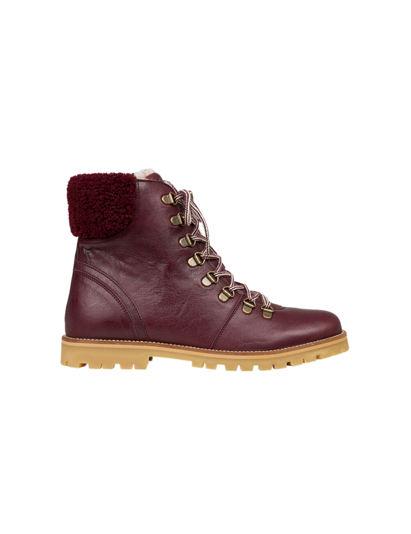 Petit Nord Shearling Winter Boot Women Women Plum 075