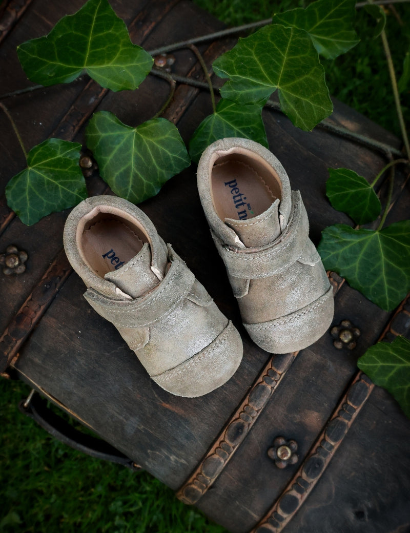 Petit Nord Shoe with Velcro Indoor Shoes Galaxy Suede 093