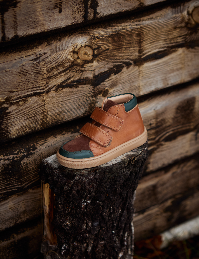 Petit Nord Sneaker Sneakers Color Block Cognac 071