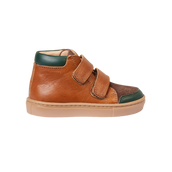 Sneaker - Color Block Cognac