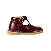 T-Bar Scallop - Burgundy Patent