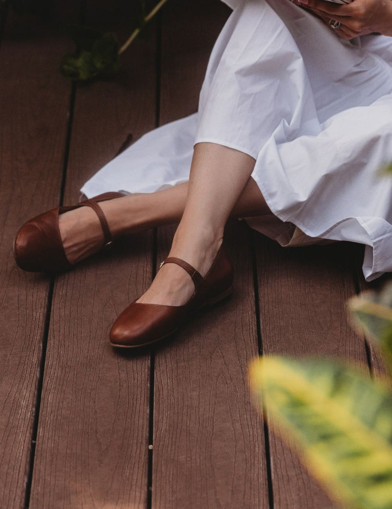 Petit Nord Thea ballerina Women Hazelnut 069