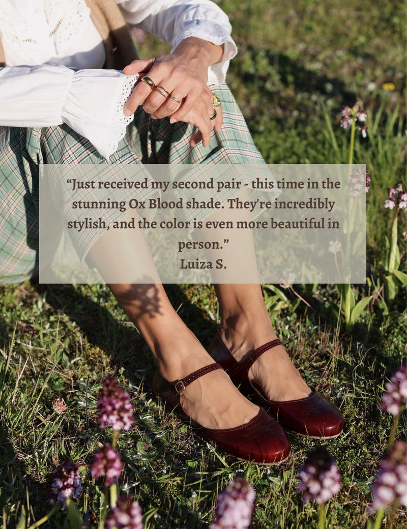 Petit Nord Thea ballerina Women Ox Blood 144