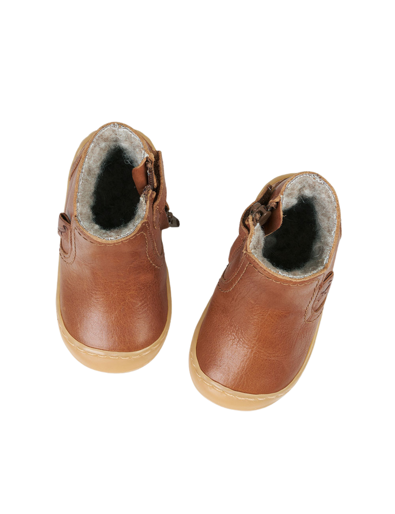 Petit Nord Toasty Bootie Winter Boots Cognac 002