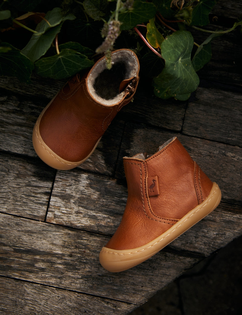 Petit Nord Toasty Bootie Winter Boots Cognac 002