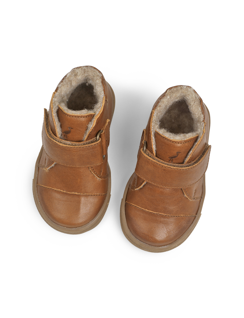 Petit Nord Toasty Kicks Winter Boots Cognac 002