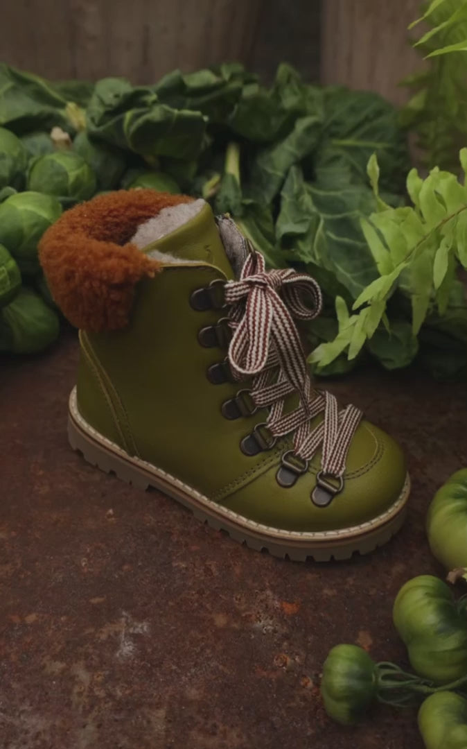 Petit Nord Shearling Winter Boot Winter Boots Khaki 2 088A