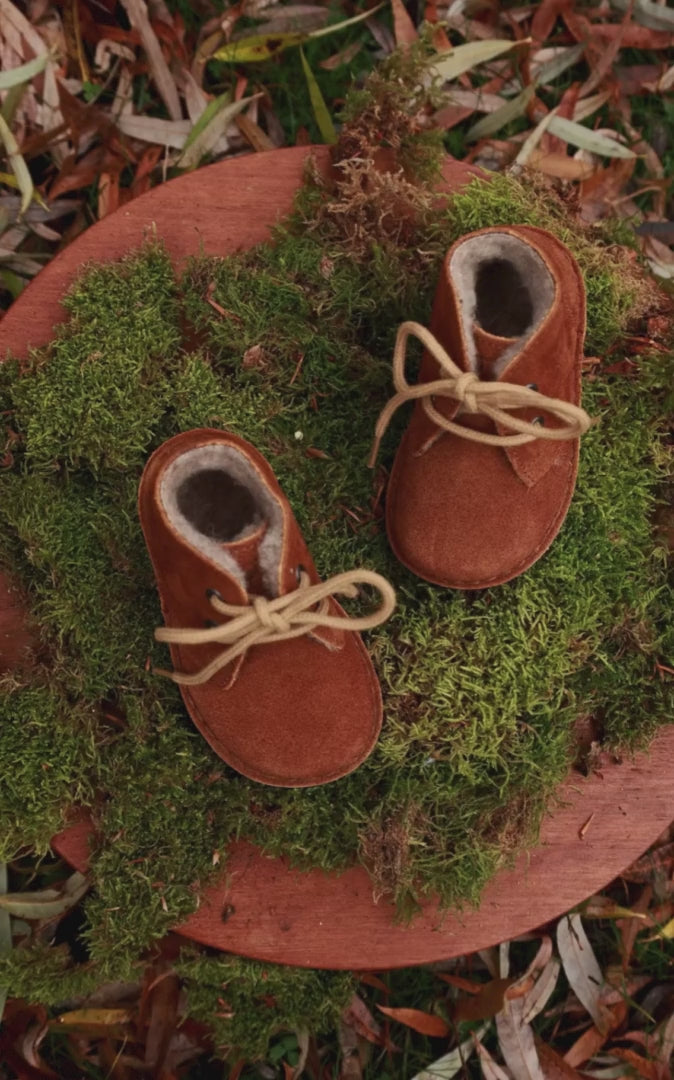 Petit Nord Desert Winter Boot Lace Winter Boots Chestnut Suede 155