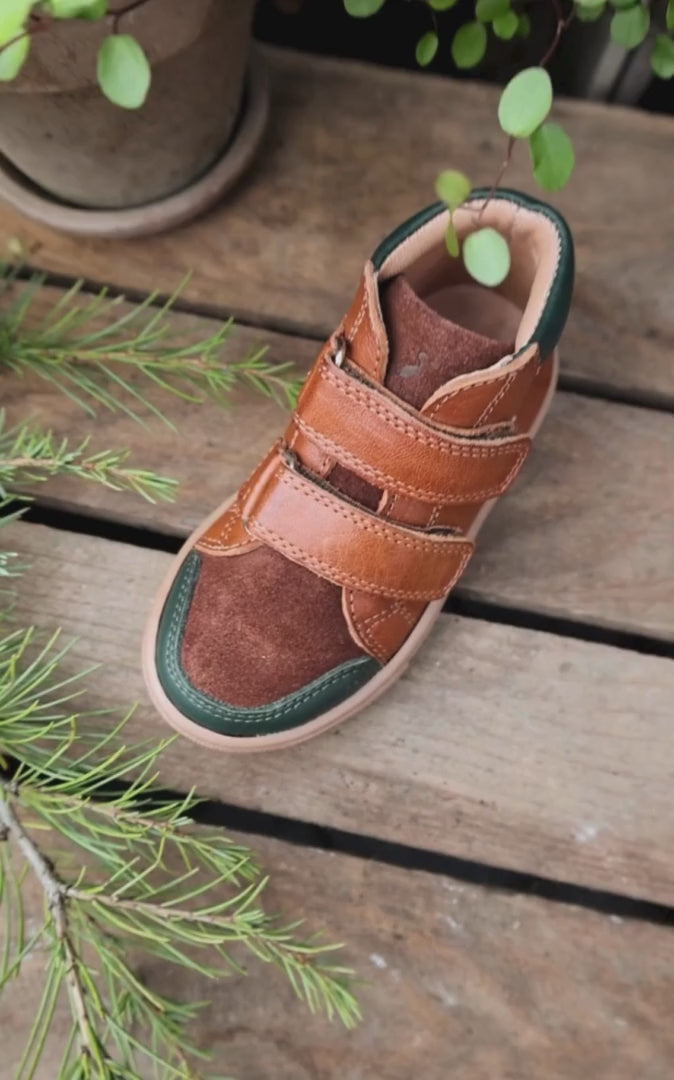 Petit Nord Sneaker Sneakers Color Block Cognac 071
