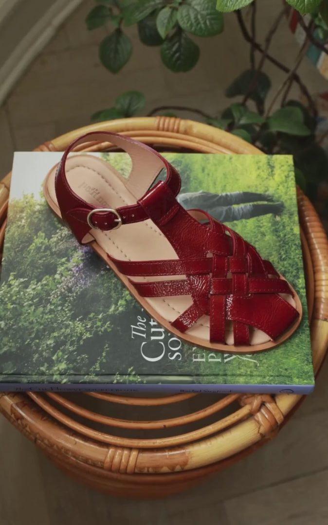 Petit Nord Florence Sandal Women Ox Blood 144