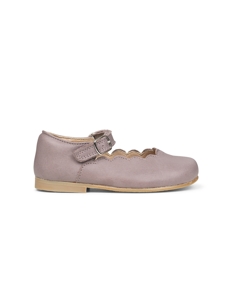 Petit Nord Scallop Mary Jane T-bars and Ballerinas Lavender 061